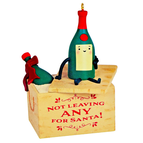 Hallmark CASE OF CHRISTMAS CHEER Keepsake Ornament 2023 Case of Wine NIB - Picture 2 of 7